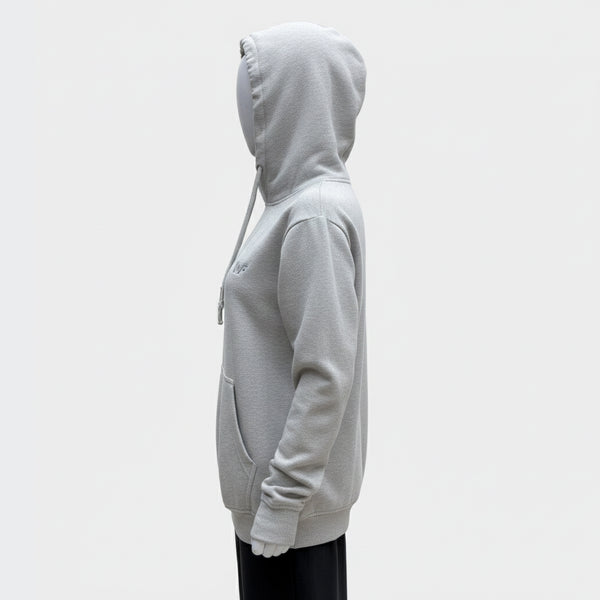 Unisex Round Neck Grey Hoodie
