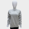 Unisex Light Grey Fleece Sweatshirt