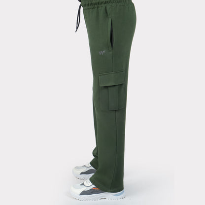 Pure Cotton Green Cargo Trouser