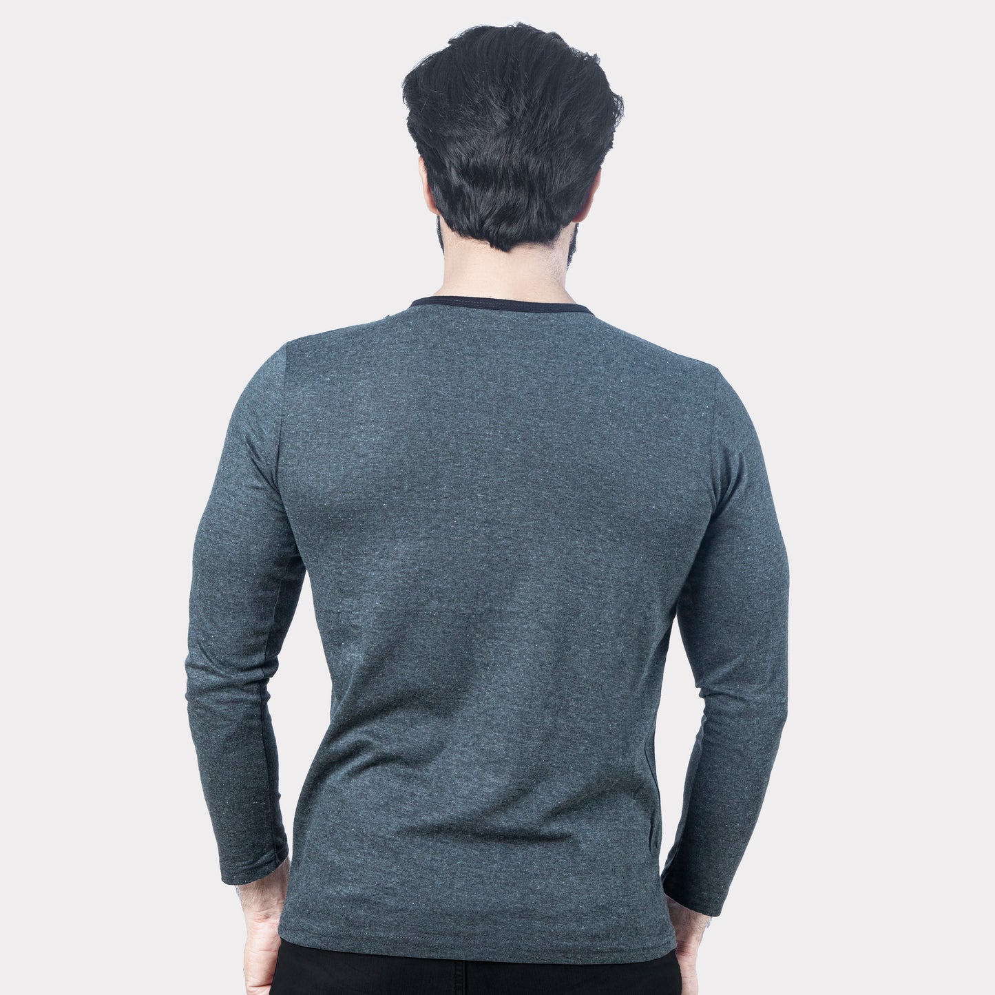 Plain Gray Henley