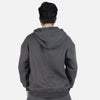Unisex Charcoal full zipper Hoodie
