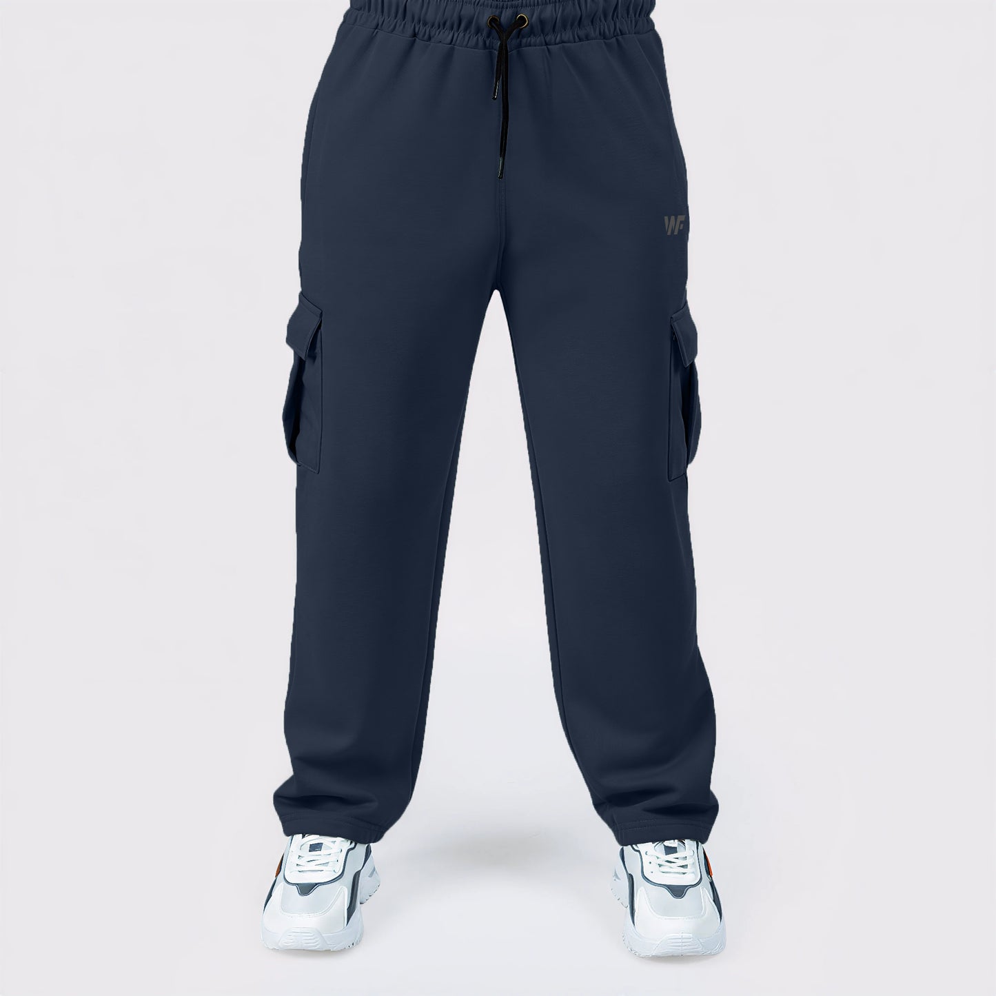 Pure cotton Navy Blue Cargro Trouser