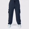 Pure cotton Navy Blue Cargro Trouser