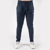 Navy Blue Quick Dry Bottoms with Striped Reflectors