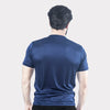 Blue Quick Dry T-Shirt with Shoulder Reflectors