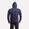Unisex Round Neck Navy Blue Hoodie