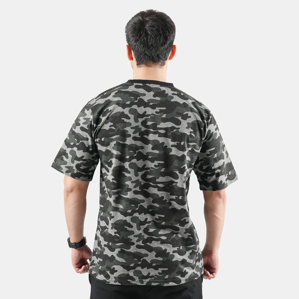Black Camo Oversized T shirt