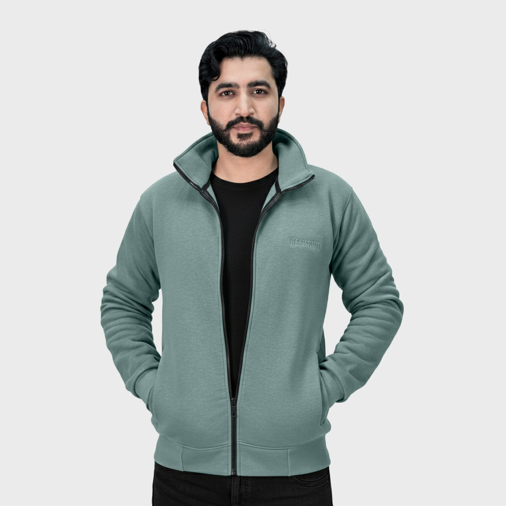 Unisex Zinc Full Zipper