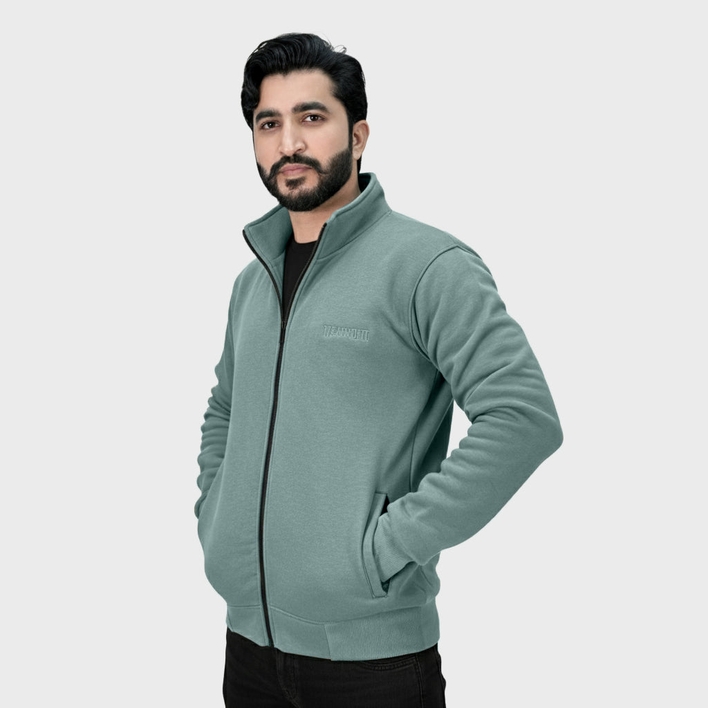 Unisex Zinc Full Zipper