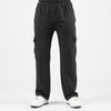 Winter Black Wide Leg Cargo Trouser