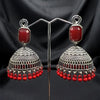 Red Stone traditional Jhumkas
