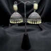 Beige Stone Traditional jhumkas