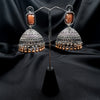 Brown Stone Traditional Jhumkas