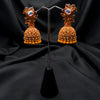 Handcrafted Amber Jhumkas