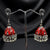 Oxidized Maroon Bell Jhumki