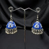 Oxidized Blue Bell Jhumki