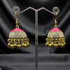 Pink Enamal Jhumka