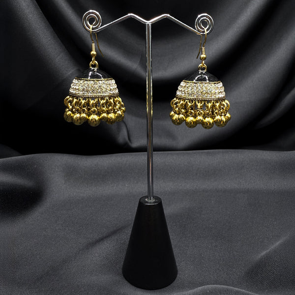 Black Enamal Jhumka