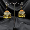 Golden Yellow Enamal Jhumka