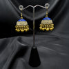 Blue Enamal Jhumka