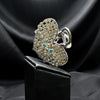 Silver Heart Hair Clawk Clip