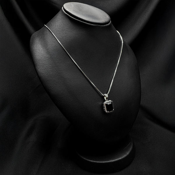 Baby Black Stone Necklace