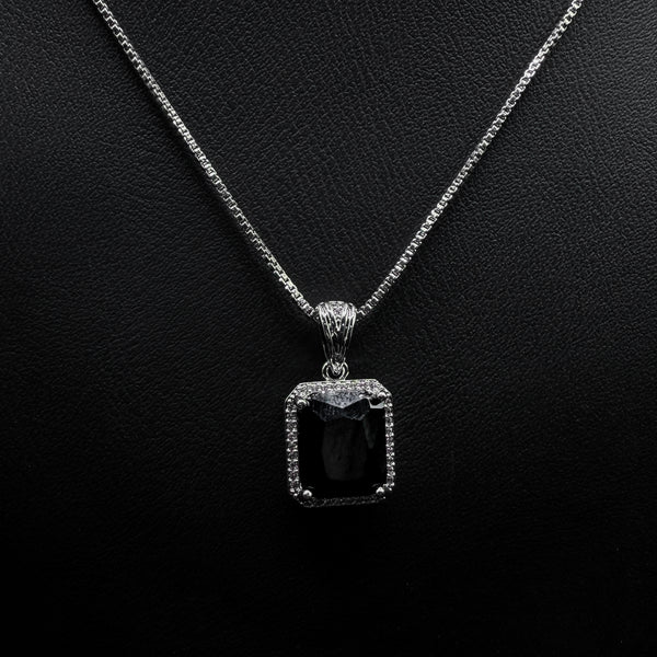 Baby Black Stone Necklace