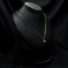 Gold heart pendant necklace