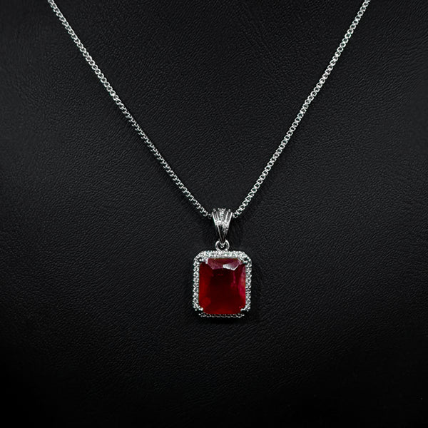 Baby Red Stone Necklace