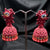 Handcrafted Floren Pink Jhumkas