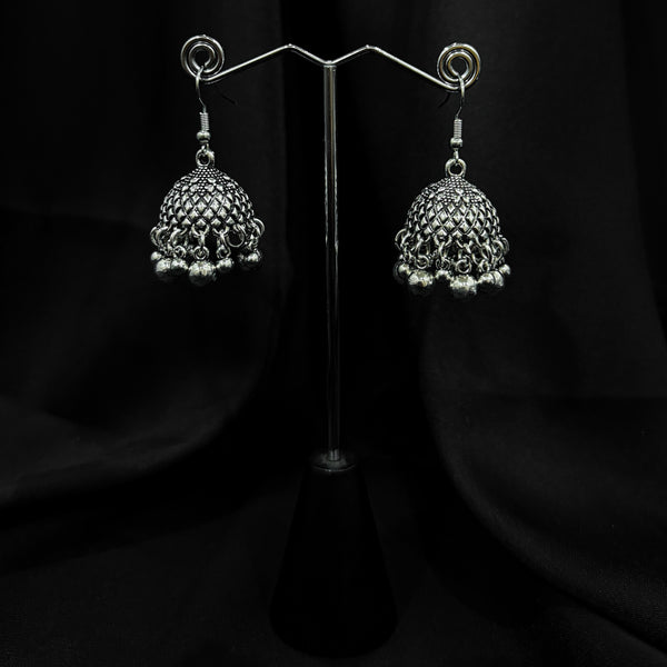 Oxidized Tribal Silver Set