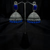 Blue Stone Traditional Jhumkas