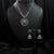 Oxidixed Silver Necklece and Jhumka Earings Set