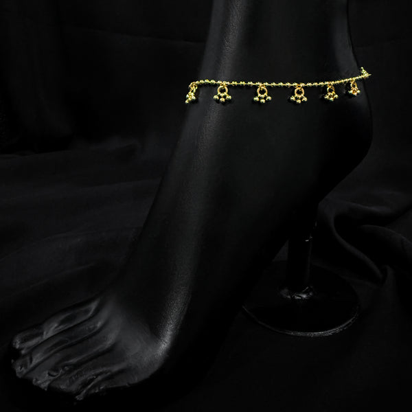 Gold Plated Anklet with small Bells