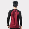 Maroon & Black Raglan