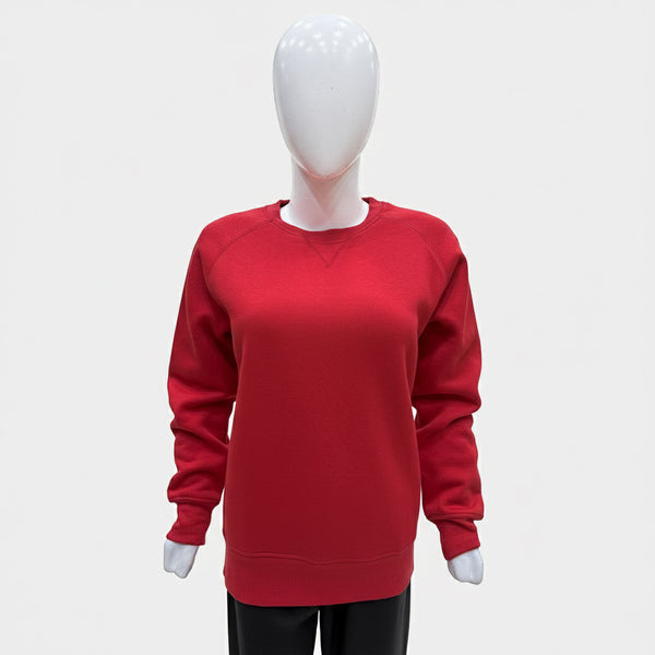 Unisex Premium Scarlet Red Fleece Sweatshirt