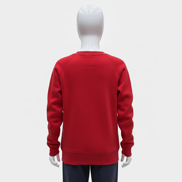 Unisex Premium Scarlet Red Fleece Sweatshirt