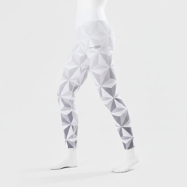 Geometric Print High-Waist Leggings