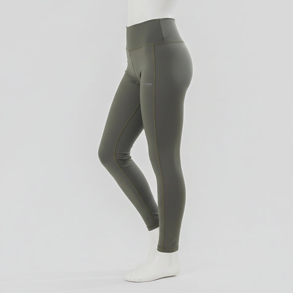 plain olive leggings