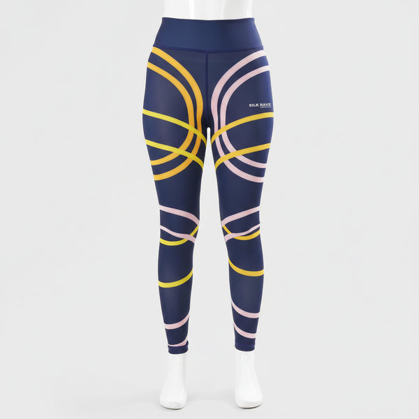 Navy Rings printed dryfit legging