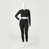 Black Crop & Leggings Co-Ord