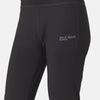 Silk Rave Black Leggings with Side Stripes