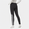 Silk Rave Black Leggings with Side Stripes