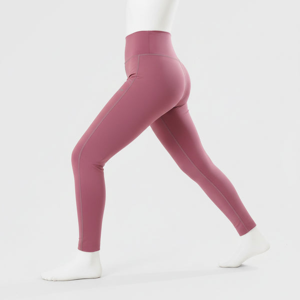 Plain mauve dryfit leggings