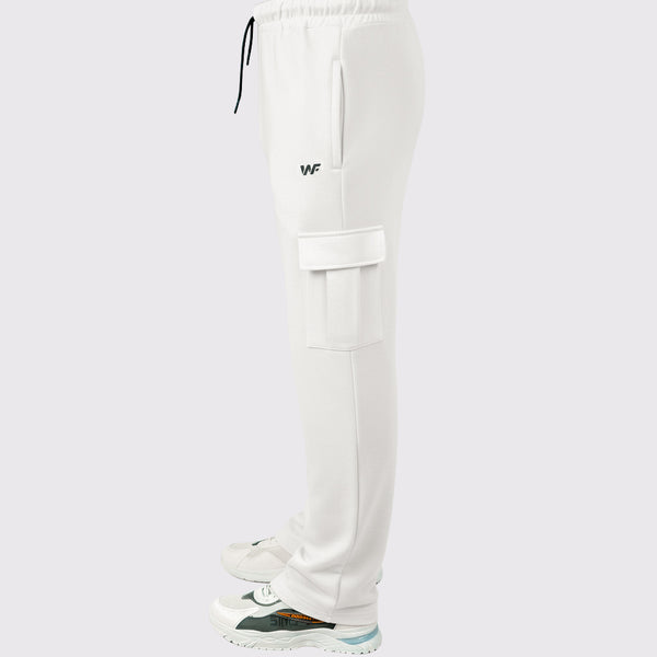 Pure cotton Milky White Cargro Trouser