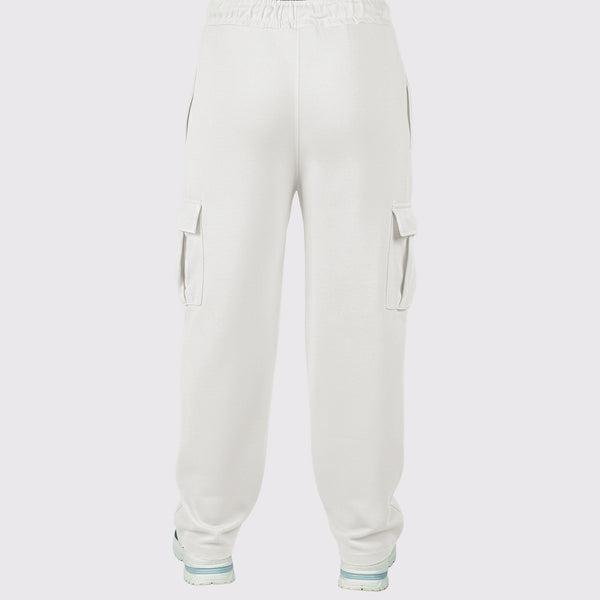 Pure cotton Milky White Cargro Trouser
