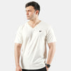 Plain White V-Neck Relaxed Fit Tshirt