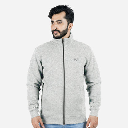 Unisex Gray Full Zipper