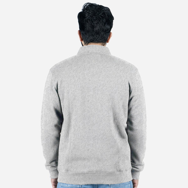 Unisex Gray Full Zipper