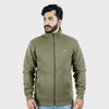 Unisex Olive Full Zipper